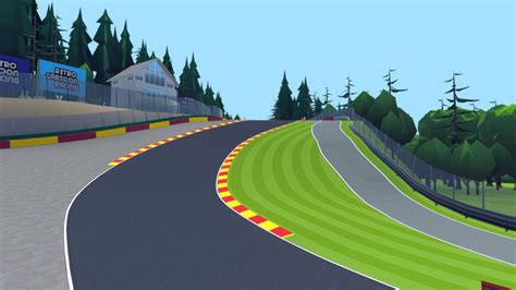 Cartoon Race Track Spa - deep3dsea