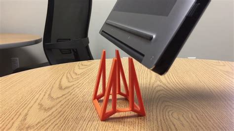 Vertical Laptop Holder Self Adjusting 3d Printed Youtube