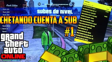 CHETANDO CUENTA A SUB 1 PS3 GTA V ONLINE YouTube