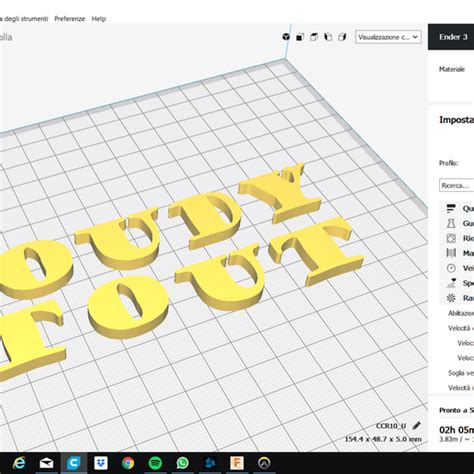 Download File Goudystout Font Uppercase 3d Letters Stl File • Model To