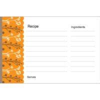 30 Avery Recipe Card Template Simple Template Design