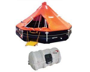 KHD Type Davit Launched Inflatable Liferaft Fesco Marine Safety