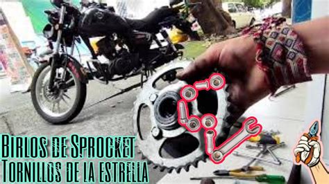 Como Cambiar Birlos De Sprocket Y Colocar Seguro De Estrella O Maza De