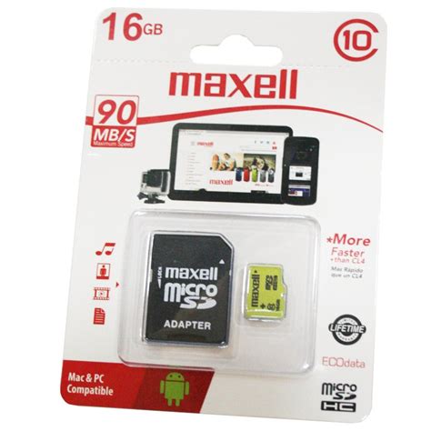 Tarjeta Maxell Micro Sd Gb Clase