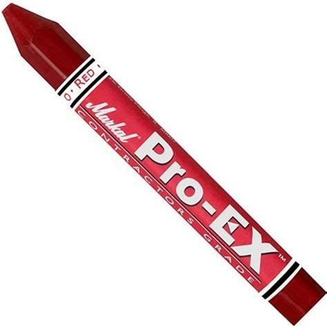 Восковой строительный мелок Markal Pro-EX универсальный, красный 80382 ...