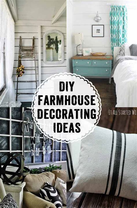 Farmhouse Style Decorating Inspiration to DIY