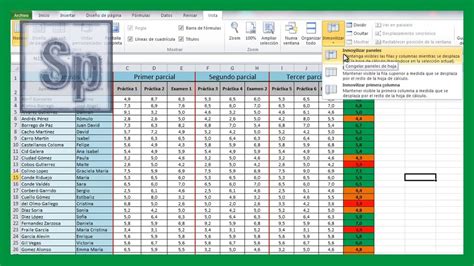 Excel Fijar Filas En La Parte Superior Inmovilizar Filas O Columnas