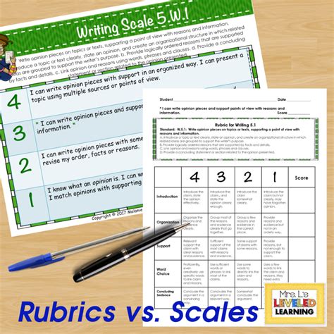 Rubrics Verses Proficiency Scales Mrs Ls Leveled Learning