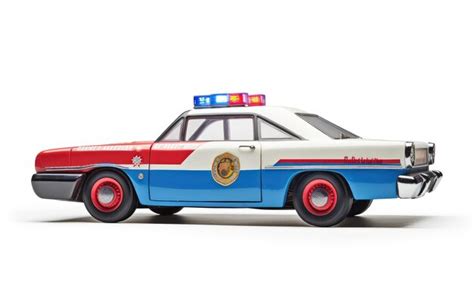 Premium AI Image | Toy Police Car with Flashing Lights and Sirens