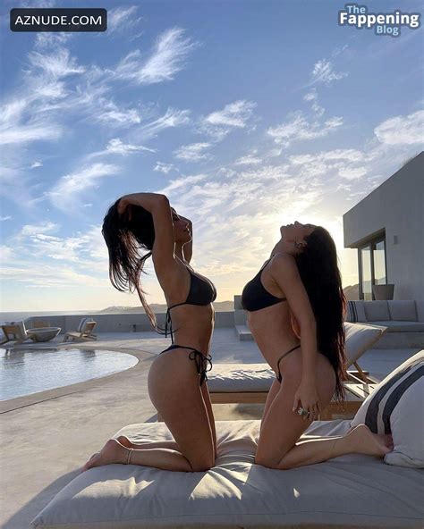 Kim Kardashian Sexy Seen With Kylie Jenner Shows Off Her Hot Figure Wearing An Alluring Black