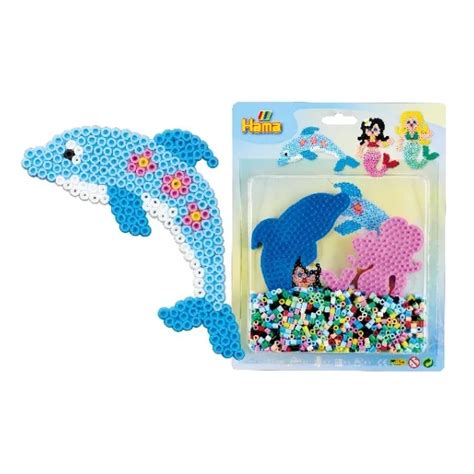 Hama Midi Blisterpakning Delfin Havfrue Hama Perler Modelhobby