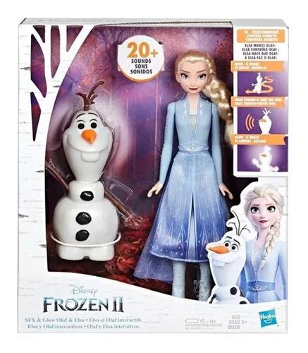 Muñeca Frozen 2 Elsa Y Olaf Interactivos Hasbro