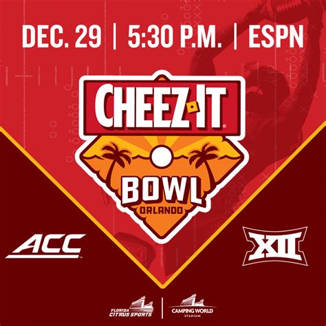 Cheez-It Bowl, Orlando FL - Dec 29, 2020 - 5:30 PM