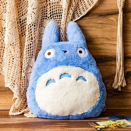 Coussin Nakayoshi Totoro Bleu Mon Voisin Totoro