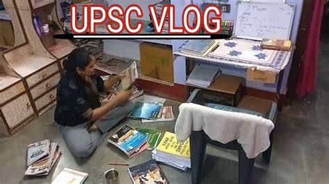 Upsc Study Vloga Productive Day In The Life Of Ias Aspirant Preparing