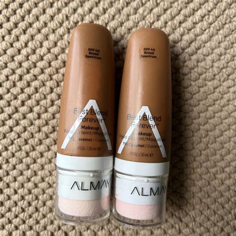 2 Pack Almay Best Blend Forever Foundation 190 Caramel SPF 40 Broad