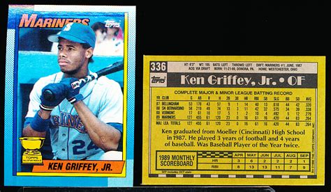 Lot Detail Topps Baseball Ken Griffey Jr Cards