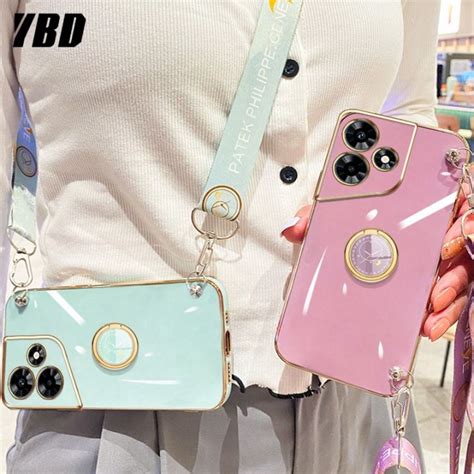 Ybd Luxury Electroplated Phone Case For Infinix Hot Play Hot I X X Tecno Spark