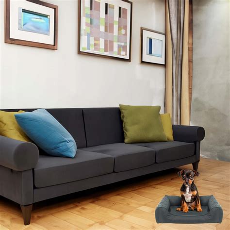 Legowisko Dla Psa M Wodoodporne Rozbieralne Posłanie Sofa 80X60 Cm