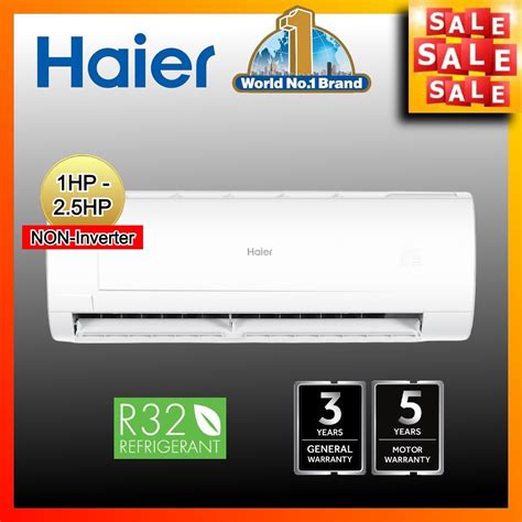 Haier Hp Hp Hp Hp Non Inverter R Aircond Hsu Lpb