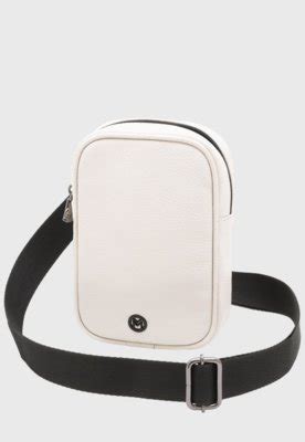 Bolsa Crossbody De Couro Mariart Lolla Pop Off White Compre Agora