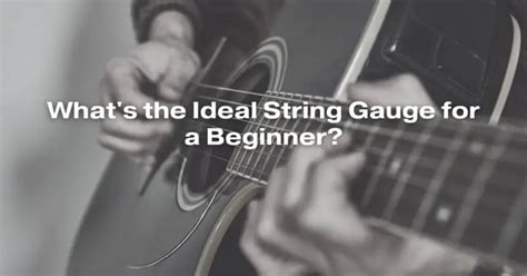 What S The Ideal String Gauge For A Beginner All For Turntables