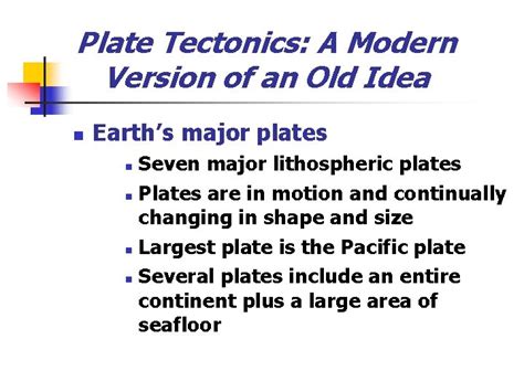 Chapter Plate Tectonics A Scientific Theory Unfolds