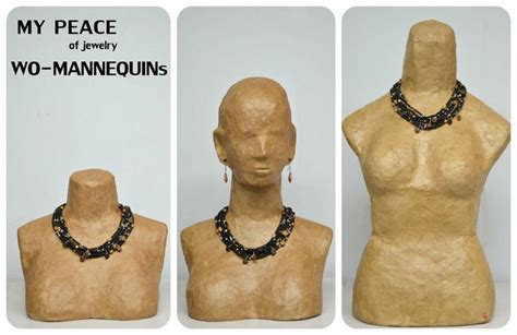 I Make Mannequins For Jewelry Display Here Are Three WO MANNEQUINs Now