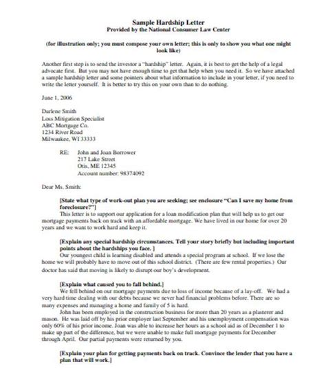 Free 8 Sample Hardship Letter Templates In Ms Word Pdf