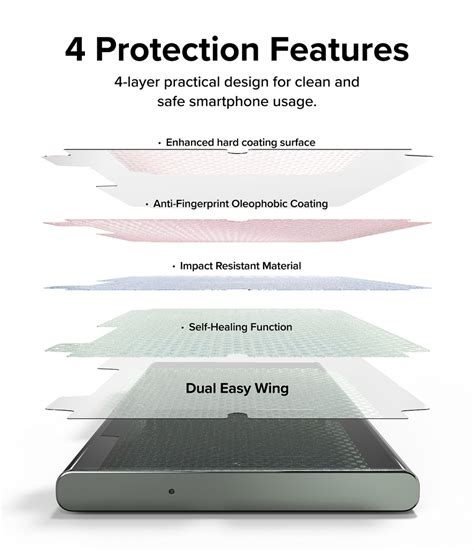 Ringke Dual Easy Wing Screen Protector Clear S Ultra