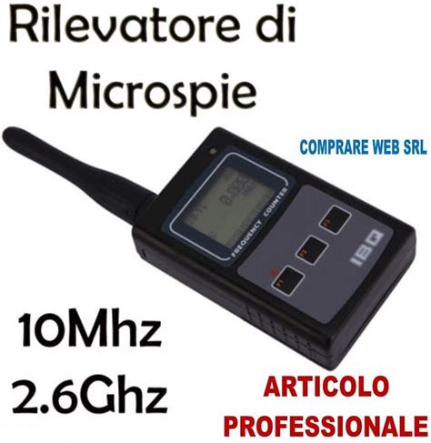 Rilevatore Professionale Di Microspie Spia Ambientale Spie Cimici