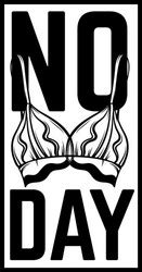 No Bra Day Vector Images