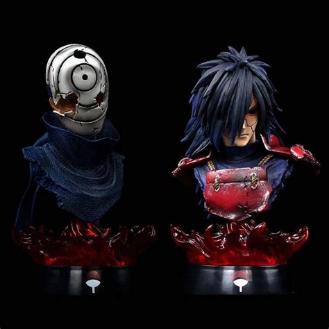 Naruto A O Figura Cm Cole O Busto Uchiha Madara Obito Est Tua Meio