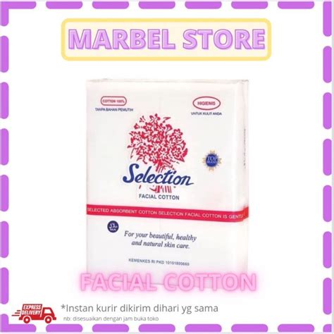 Jual Kapas Wajah Selection Facial Cotton Gr Gr Kapas Kotak Bukan