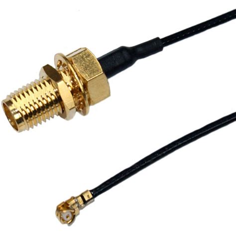 Sma Bulkhead Jack To Ipex Cable Assembly 115mm Long