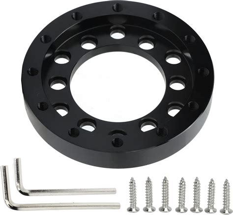 Steering Wheel Hub Adapter Plate Steering Wheel Adapter Black Plate