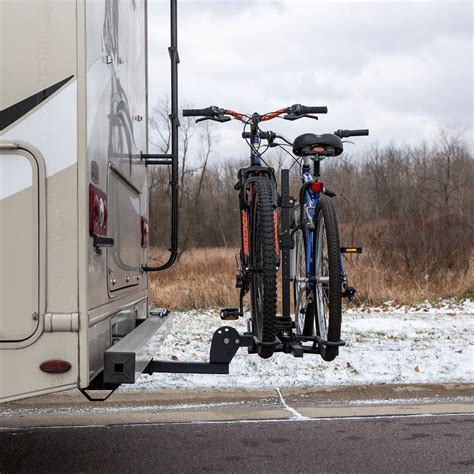 Elevate Outdoor Hitch Platform Bike Rack For Rvs 2 Bike Discount Ramps