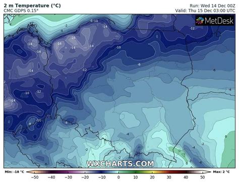 Potężny mróz w Polsce Temperatura spadła do 24 stopni Będzie kolejna