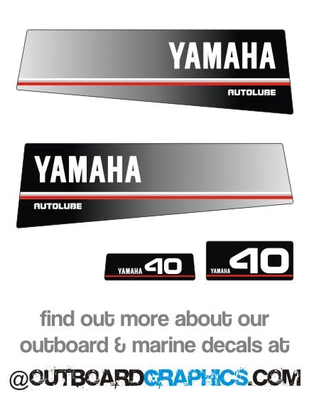 Yamaha Hp Autolube Outboard Engine Decals Sticker Kit Ebay