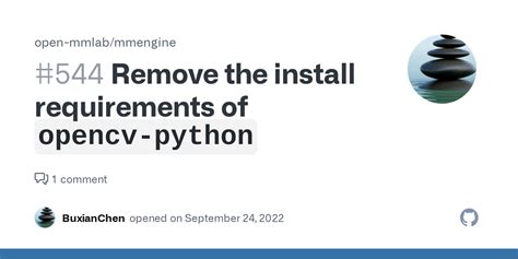 Remove The Install Requirements Of Opencv Python Issue Open