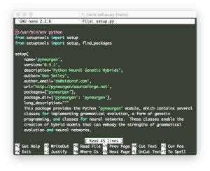 OS X Nano Syntax Highlighting