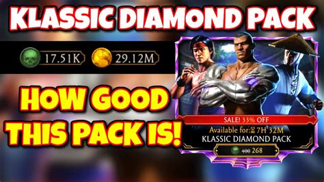 MK Mobile Discounted Klassic Diamond Pack Opening How Good This