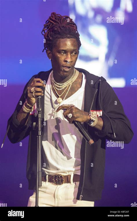 Chicago, Illinois, USA. 29th Sep, 2017. Rapper YOUNG THUG (JEFFERY ...