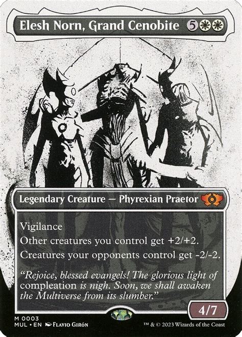 Elesh Norn Grand Cenobite Legendary Creature Phyrexian Praetor