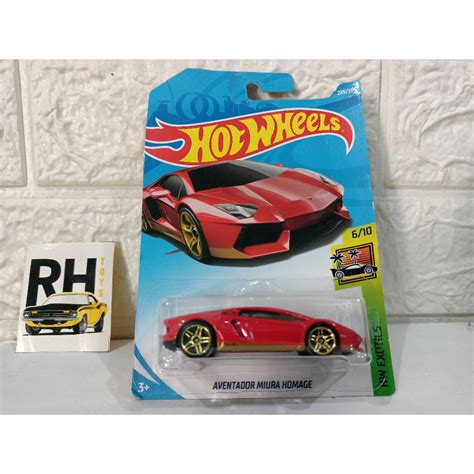 Jual Hot Wheels Lamborghini Aventador Miura Homage Shopee Indonesia