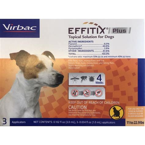 Effitix Plus Topical Solution for Dogs, 3 Month Supply | Allivet