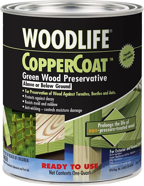 Rust Oleum Wolman Woodlife Coppercoat Green Wood Preservative Outdoor