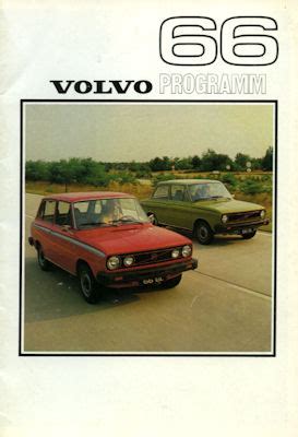 Motor Lit De Volvo 66 Prospekt 1976