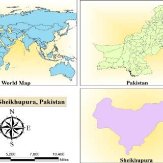 Map Highlighting the Study Area, That is, Sheikhupura City in Pakistan ...