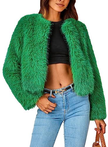 I Tested The Coziest And Most Stylish Green Faux Fur Jacket Heres Why Its A Must Have For